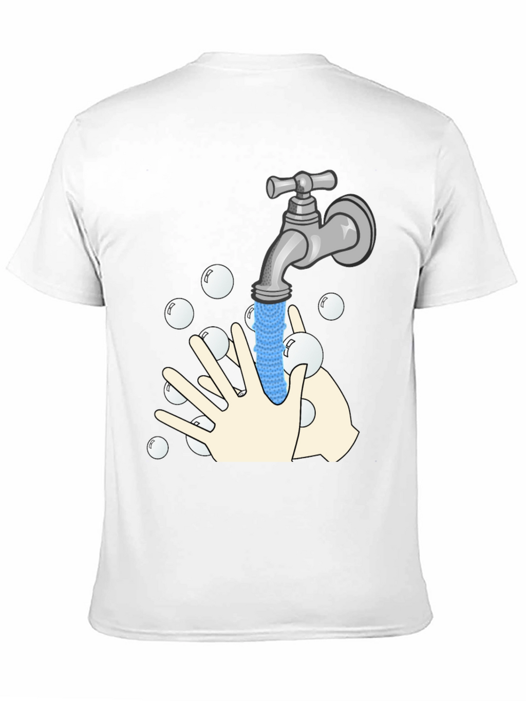 Wash Your Hands Graphic T-Shirt - Stay Safe