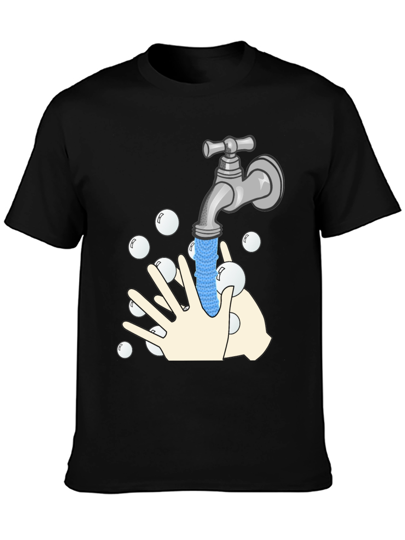Wash Your Hands Graphic T-Shirt - Stay Safe