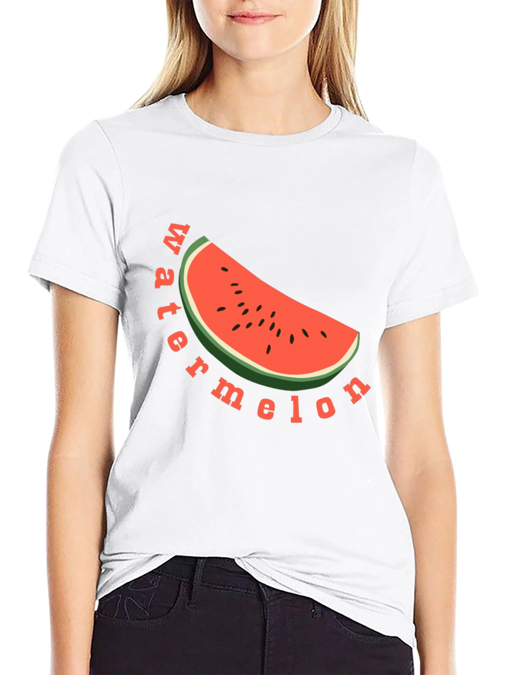 Watermelon Graphic Tee - Black