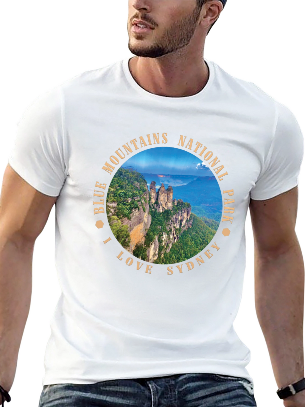 Blue Mountains National Park I Love Sydney Graphic T-Shirt