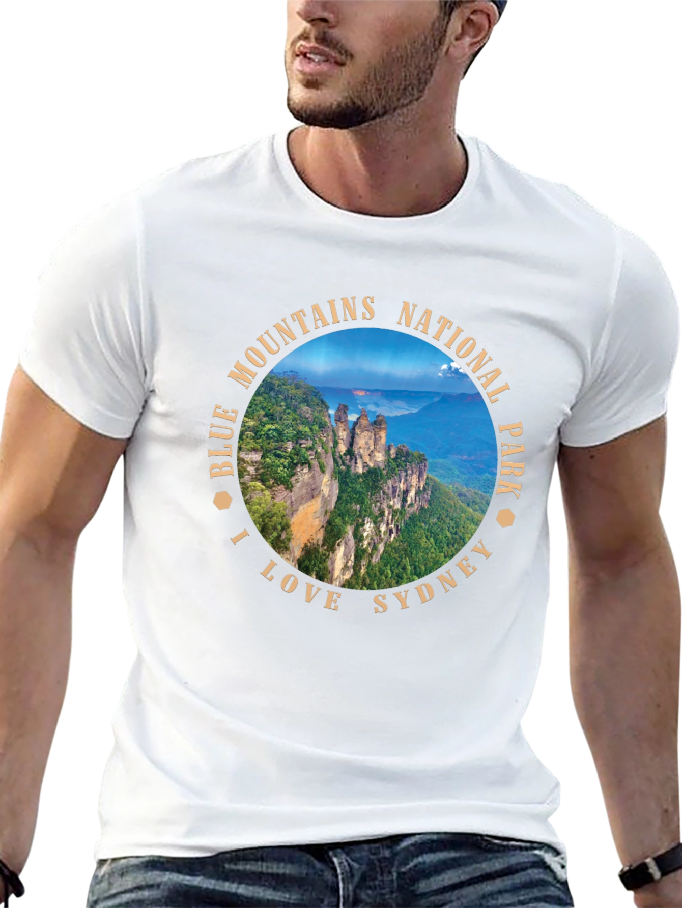 Blue Mountains National Park I Love Sydney Graphic T-Shirt