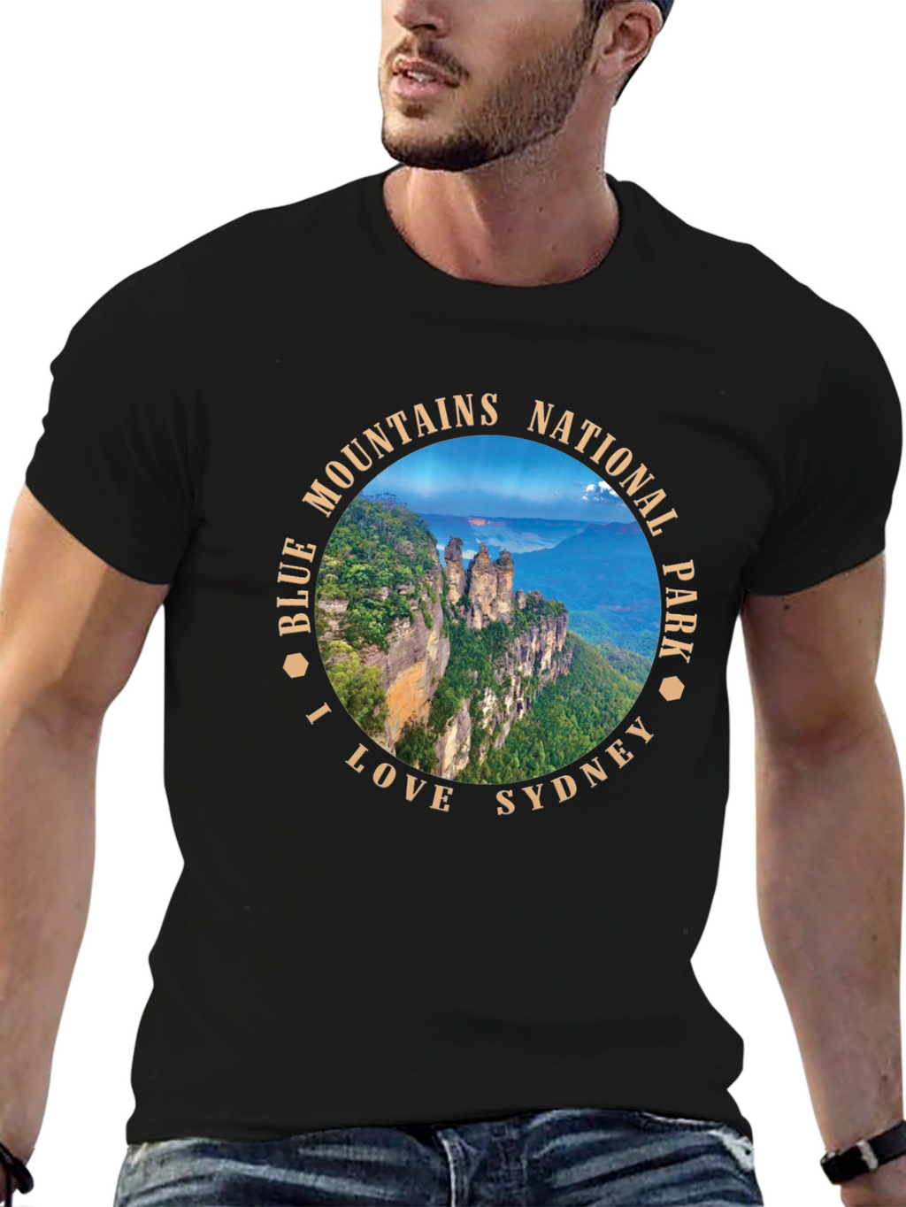 Blue Mountains National Park I Love Sydney Graphic T-Shirt