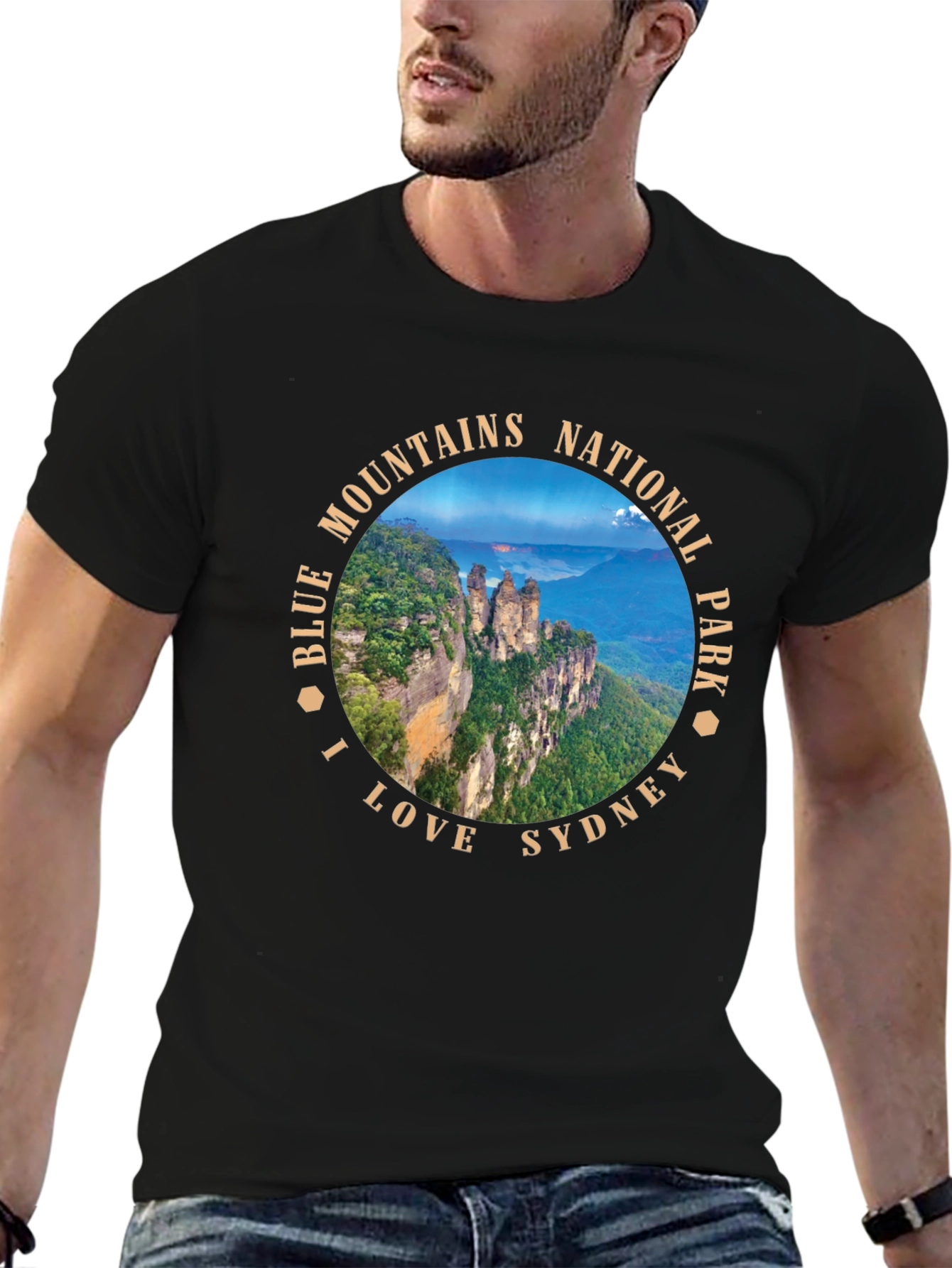 Blue Mountains National Park I Love Sydney Graphic T-Shirt