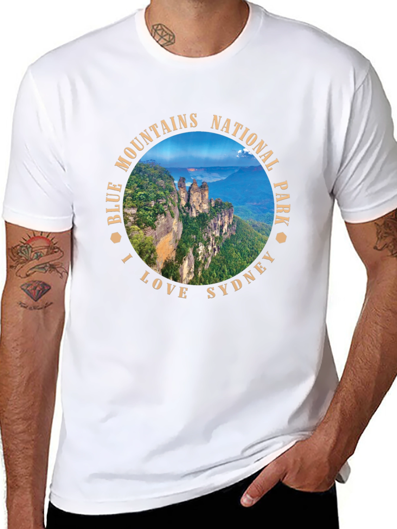 Blue Mountains National Park I Love Sydney Graphic T-Shirt