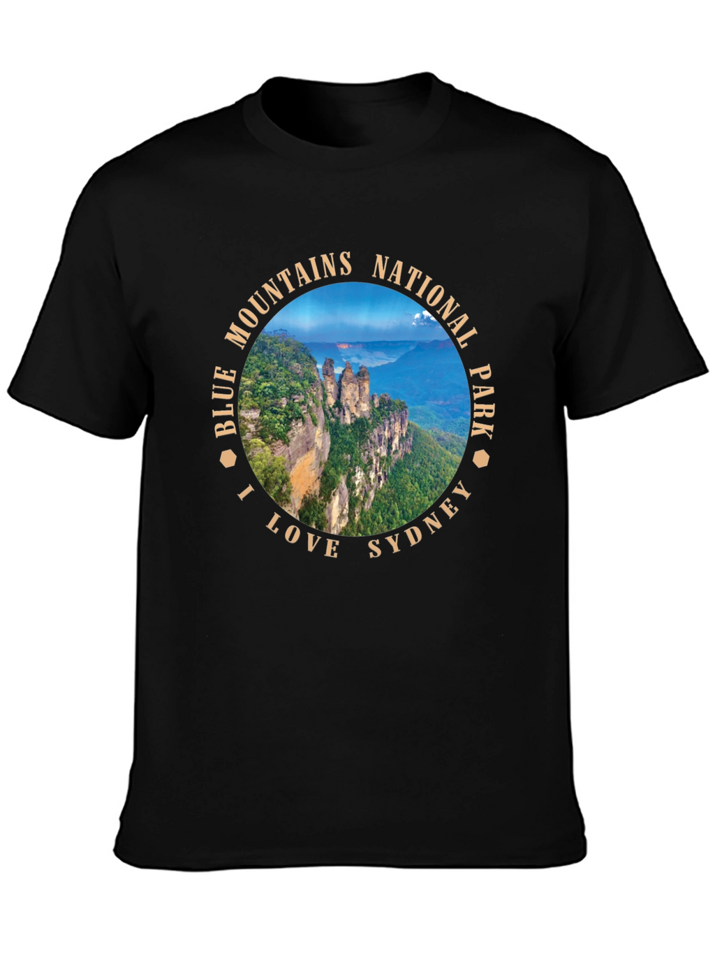 Blue Mountains National Park I Love Sydney Graphic T-Shirt