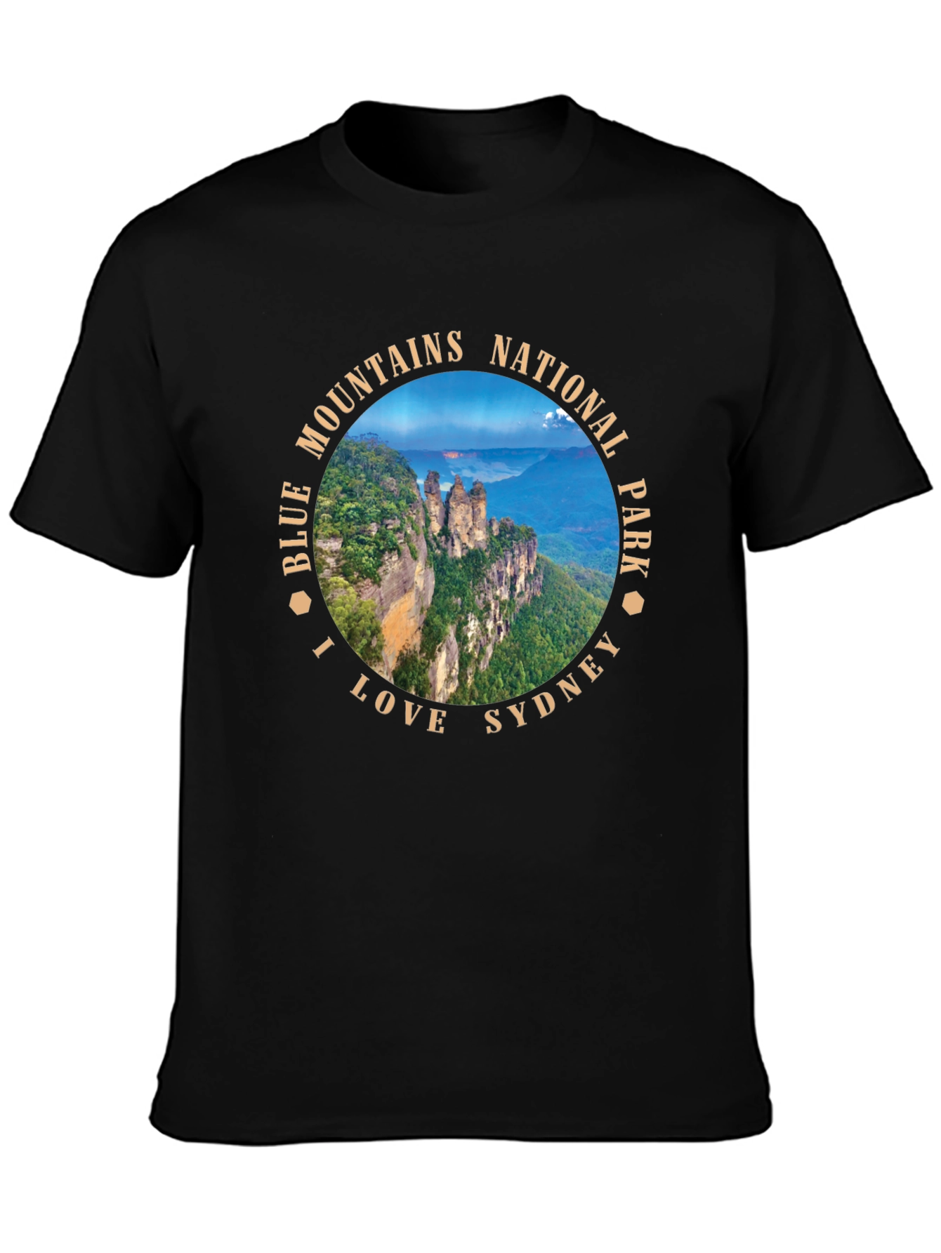 Blue Mountains National Park I Love Sydney Graphic T-Shirt