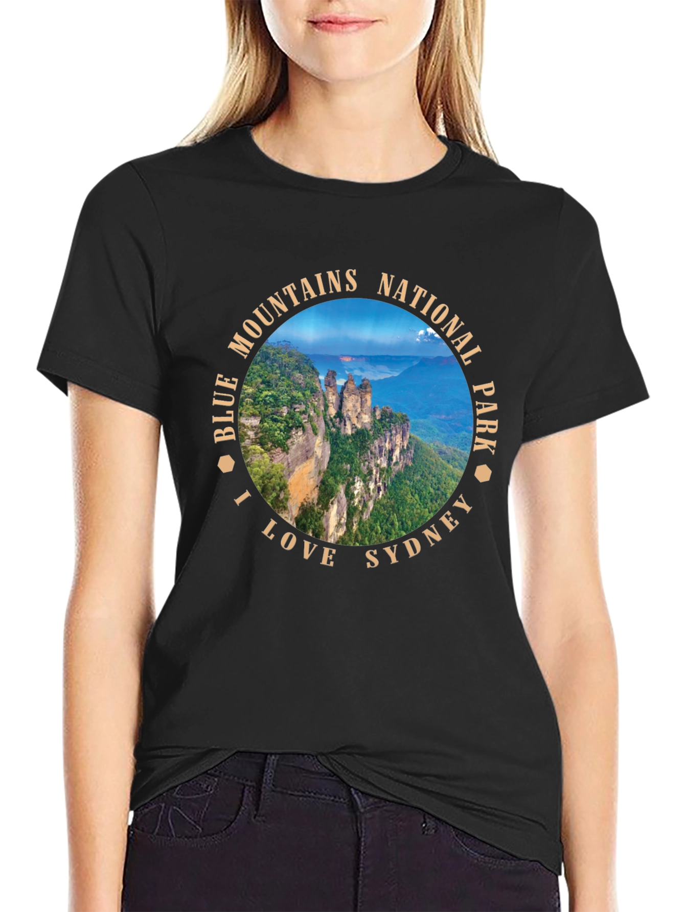 Blue Mountains National Park I Love Sydney Graphic T-Shirt
