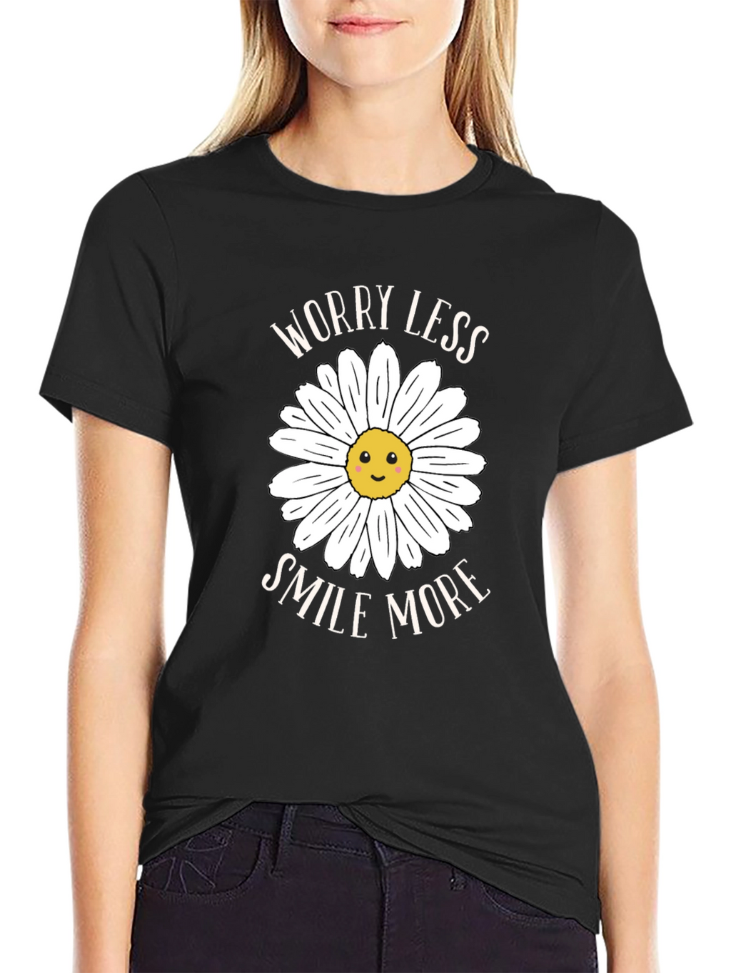 Worry Less Smile More Graphic Tee