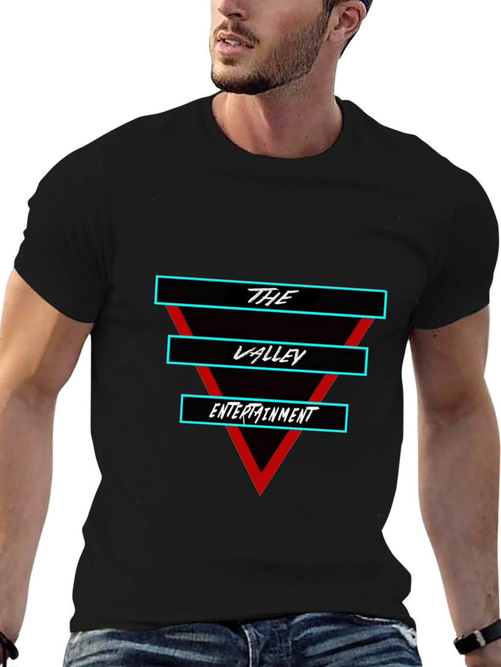 The Valley Entertainment Black T-Shirt