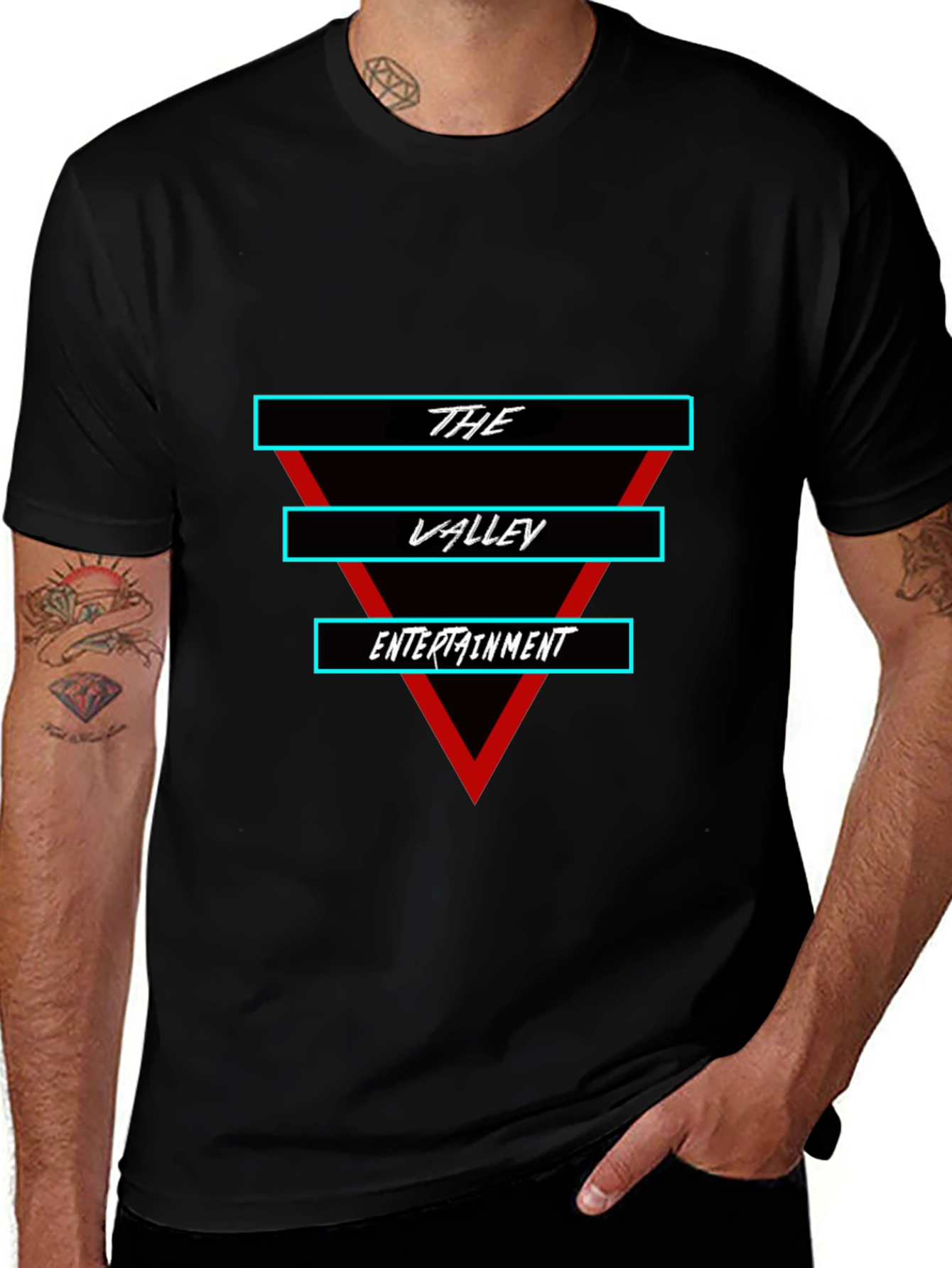 The Valley Entertainment Black T-Shirt