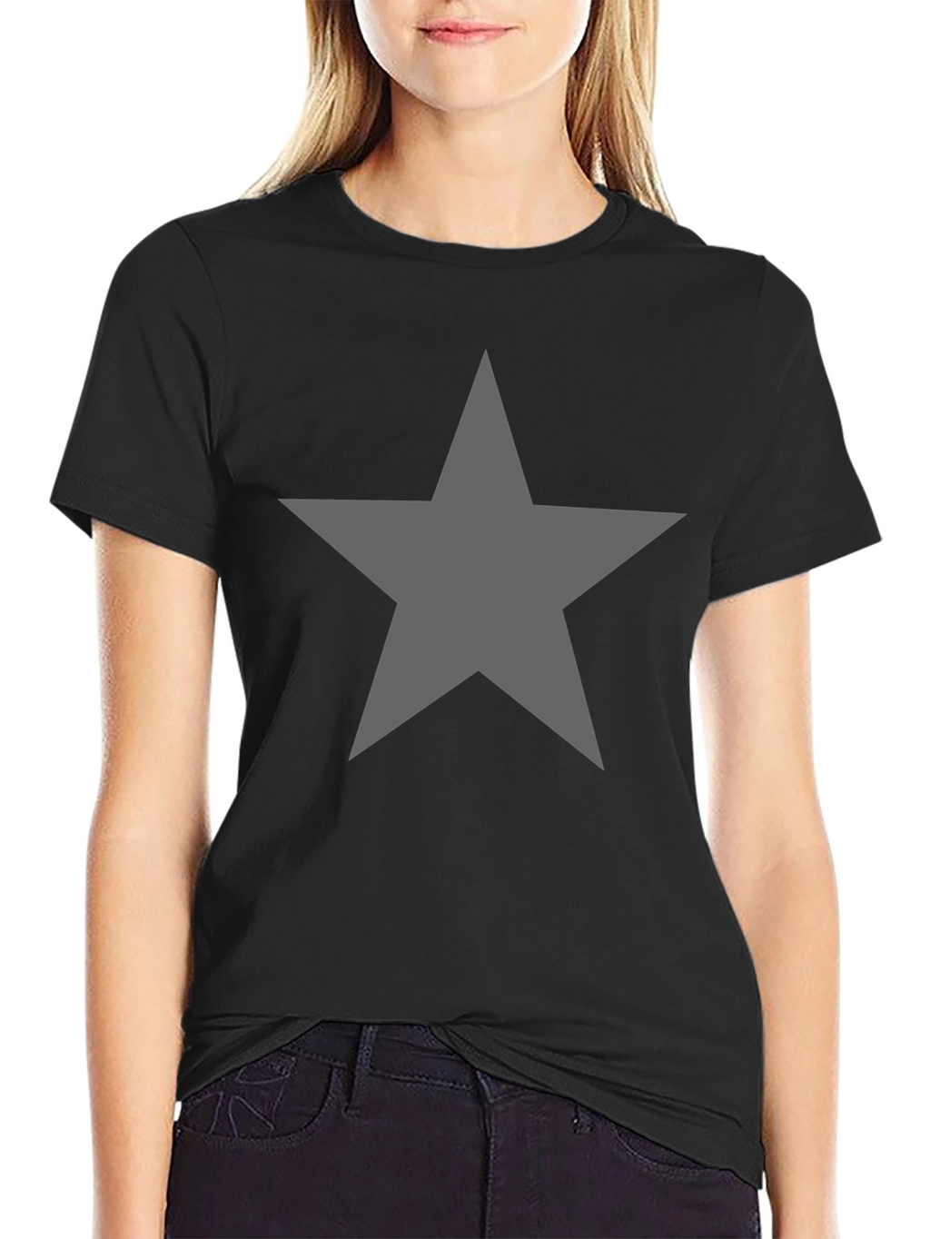 Star Graphic Tee - Mens Black T-Shirt