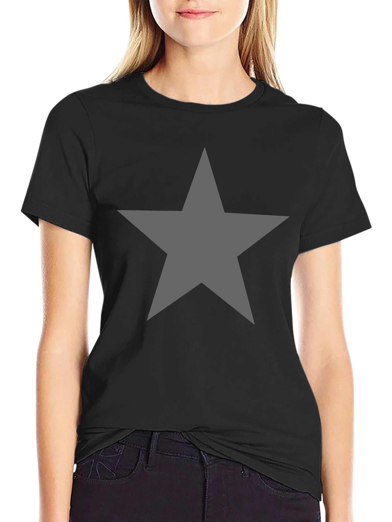 Star Graphic Tee - Mens Black T-Shirt