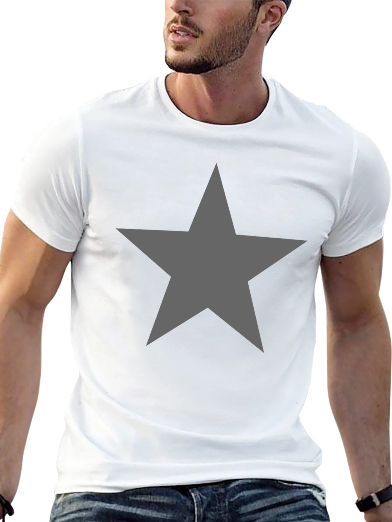 Star Graphic Tee - Mens Black T-Shirt