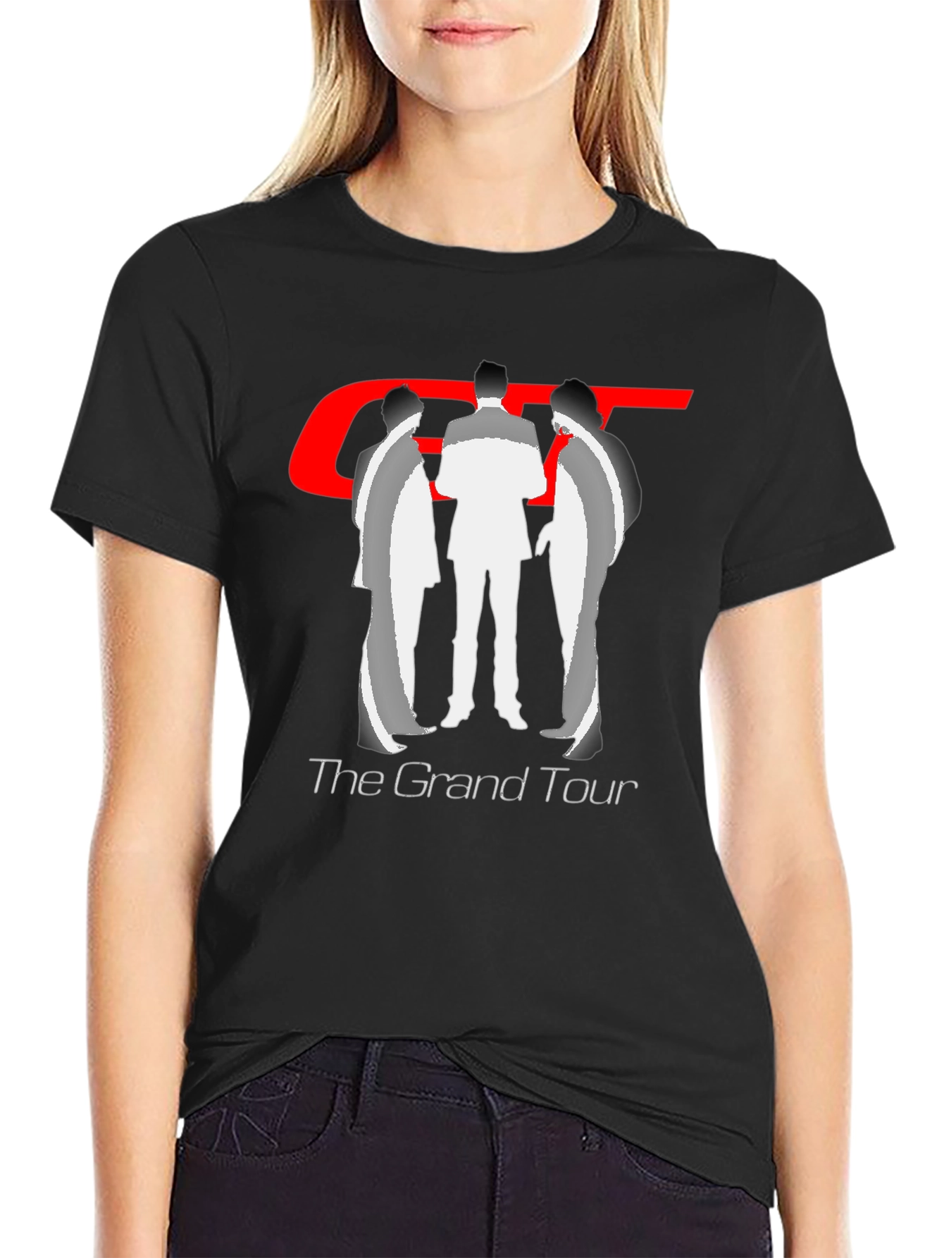 The Grand Tour Black Graphic T-Shirt