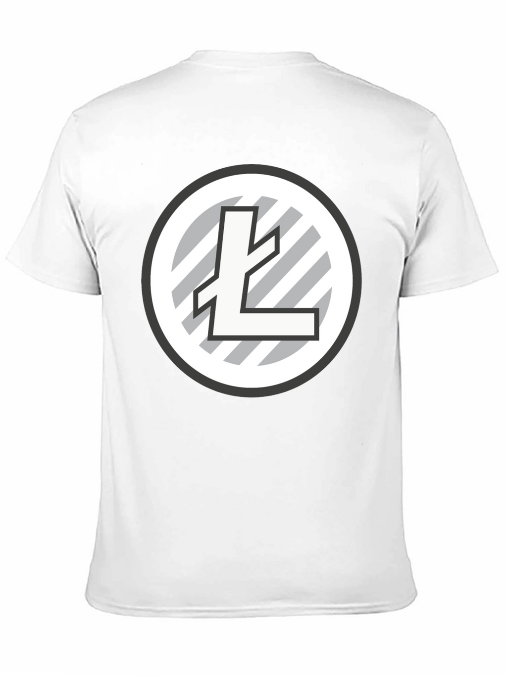 Litecoin Logo Black T-Shirt Crypto Tee