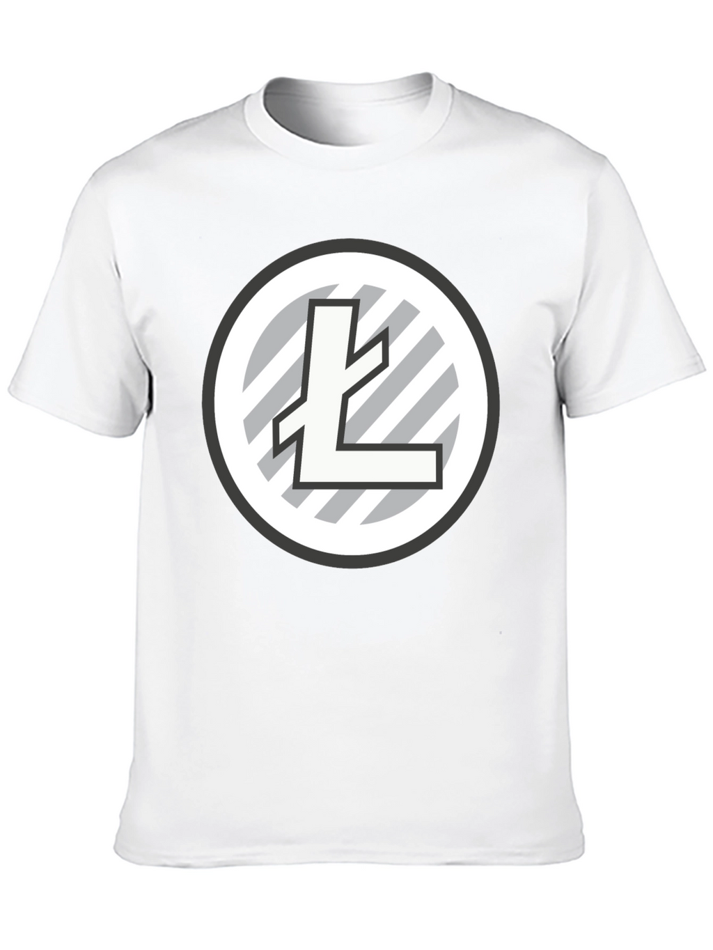 Litecoin Logo Black T-Shirt Crypto Tee
