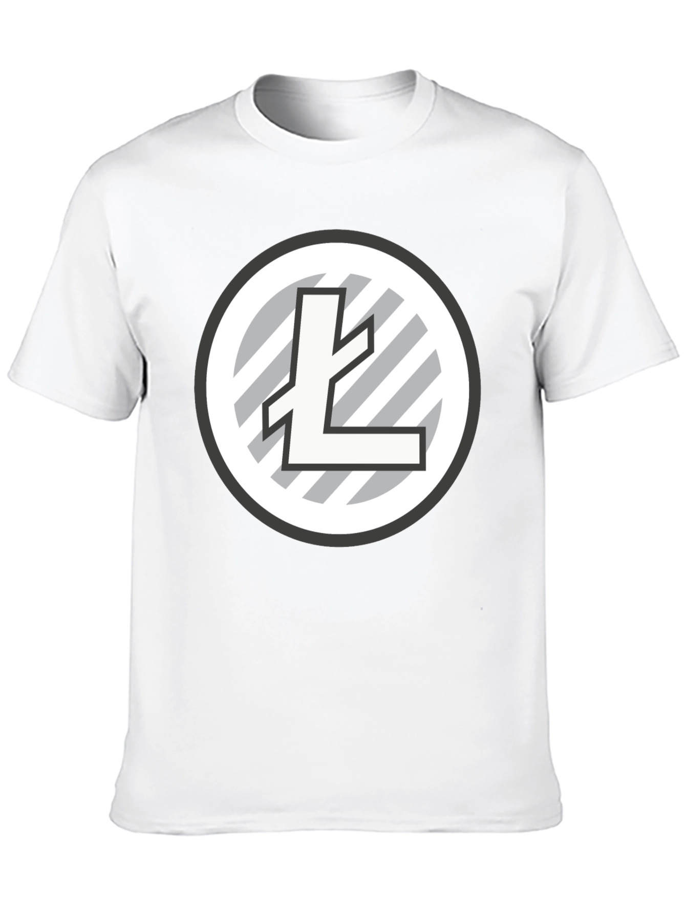 Litecoin Logo Black T-Shirt Crypto Tee
