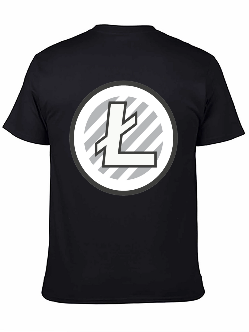 Litecoin Logo Black T-Shirt Crypto Tee