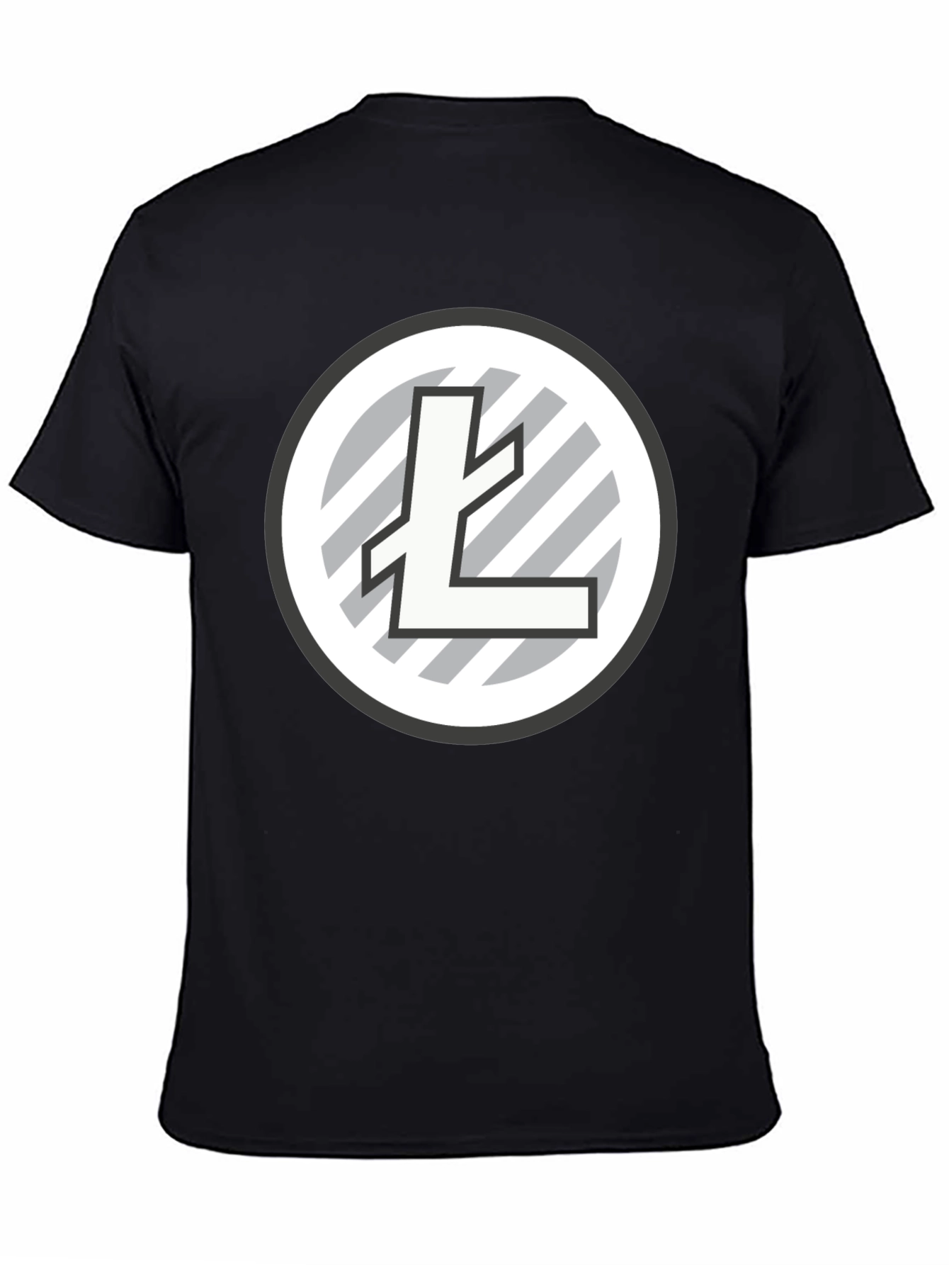 Litecoin Logo Black T-Shirt Crypto Tee