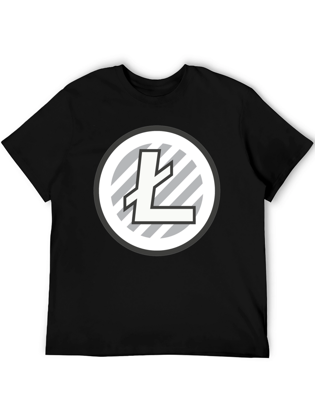 Litecoin Logo Black T-Shirt Crypto Tee