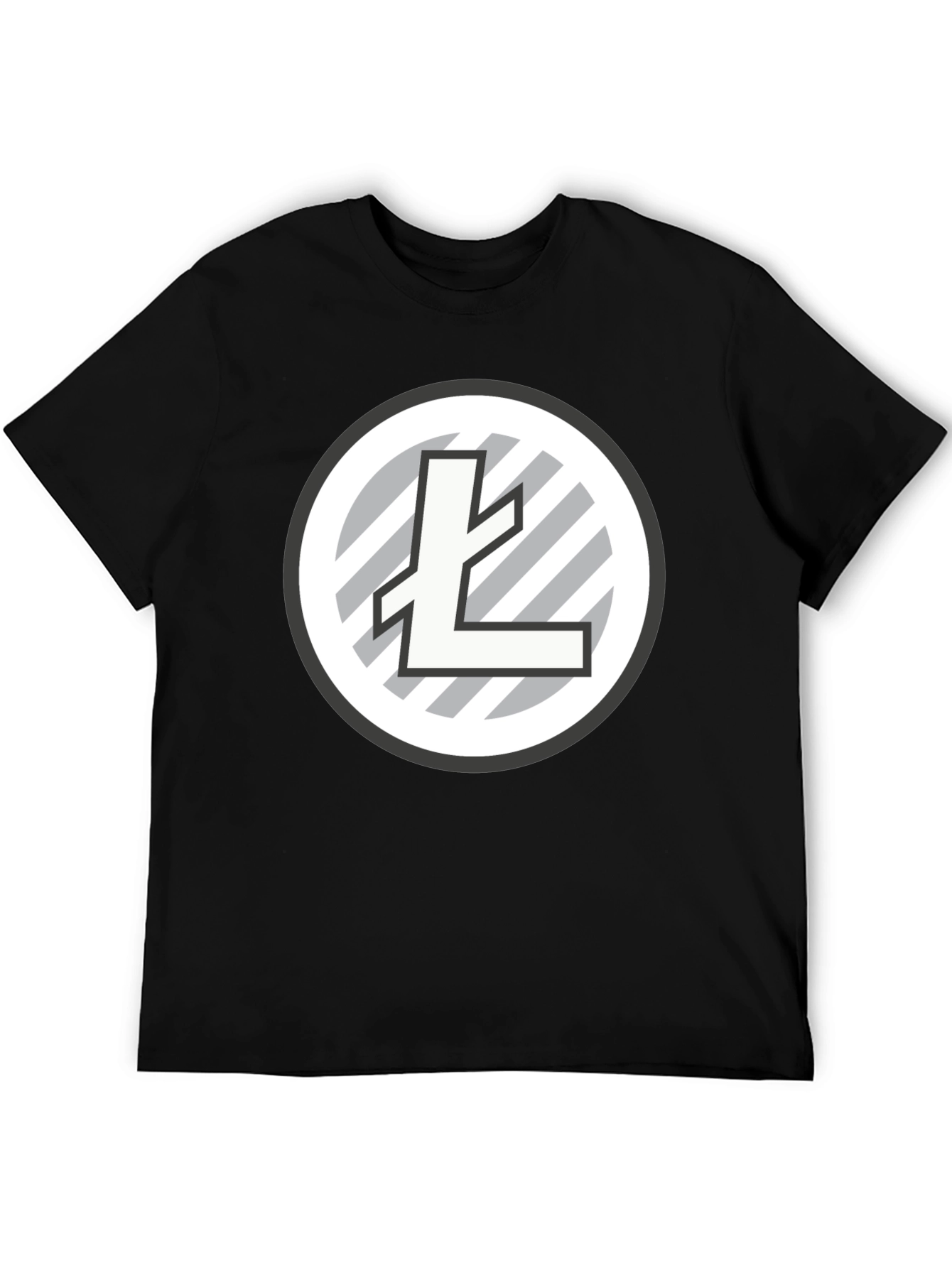 Litecoin Logo Black T-Shirt Crypto Tee