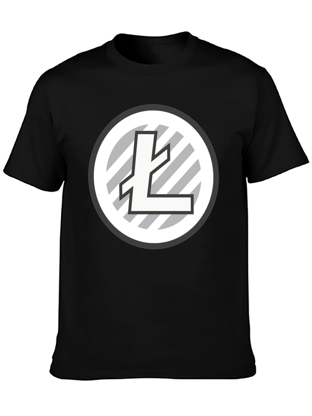 Litecoin Logo Black T-Shirt Crypto Tee