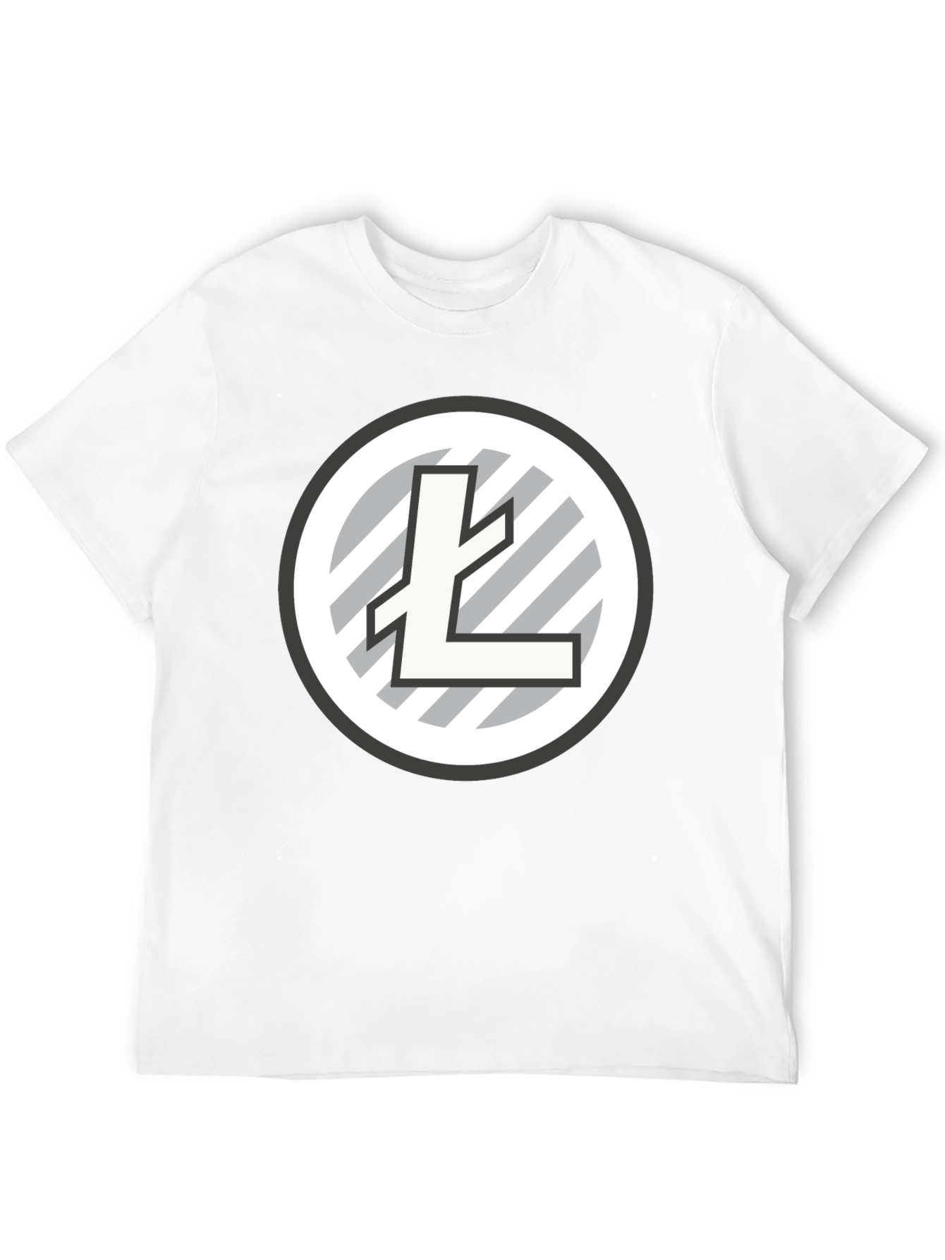 Litecoin Logo Black T-Shirt Crypto Tee