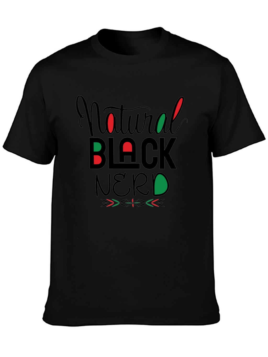 Natural Black Nerd T-Shirt