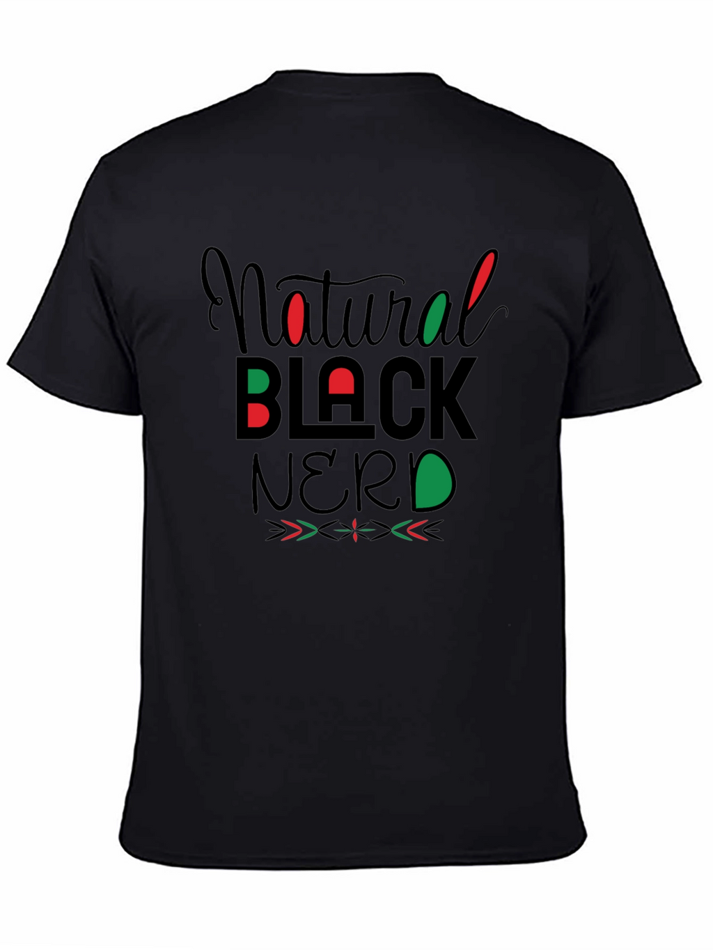 Natural Black Nerd T-Shirt