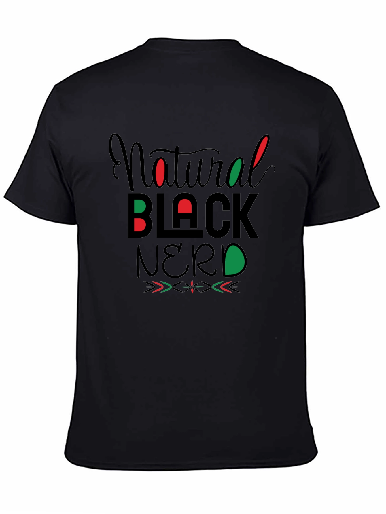 Natural Black Nerd T-Shirt