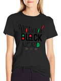 Natural Black Nerd T-Shirt