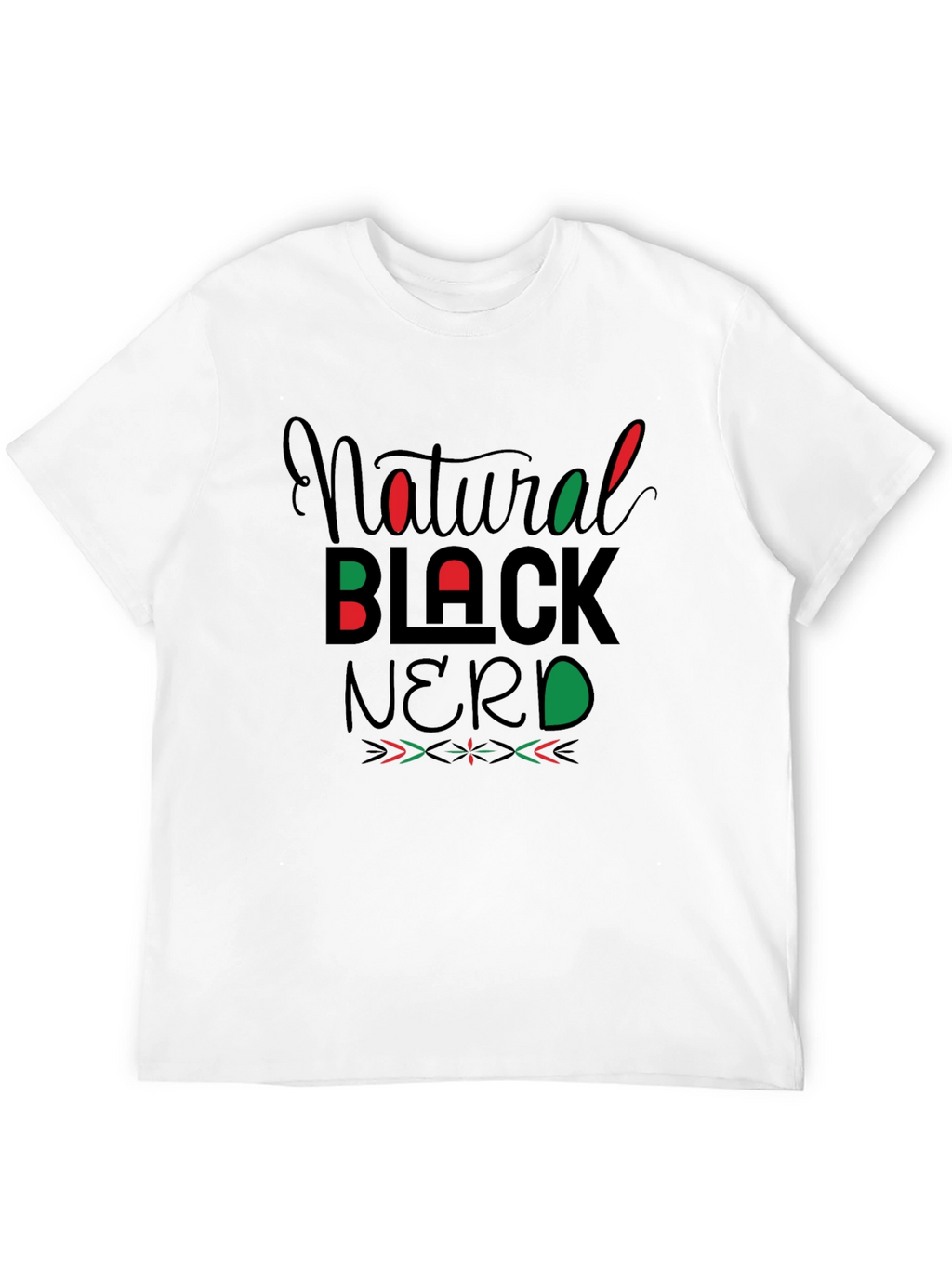 Natural Black Nerd T-Shirt