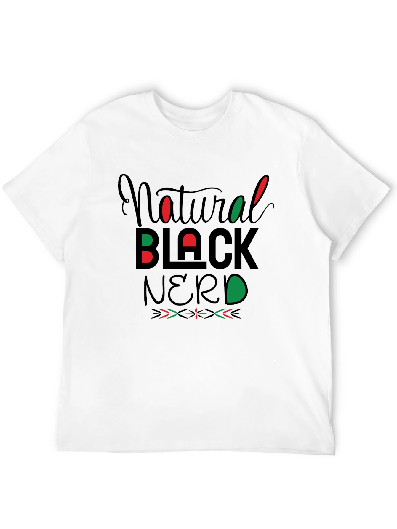 Natural Black Nerd T-Shirt