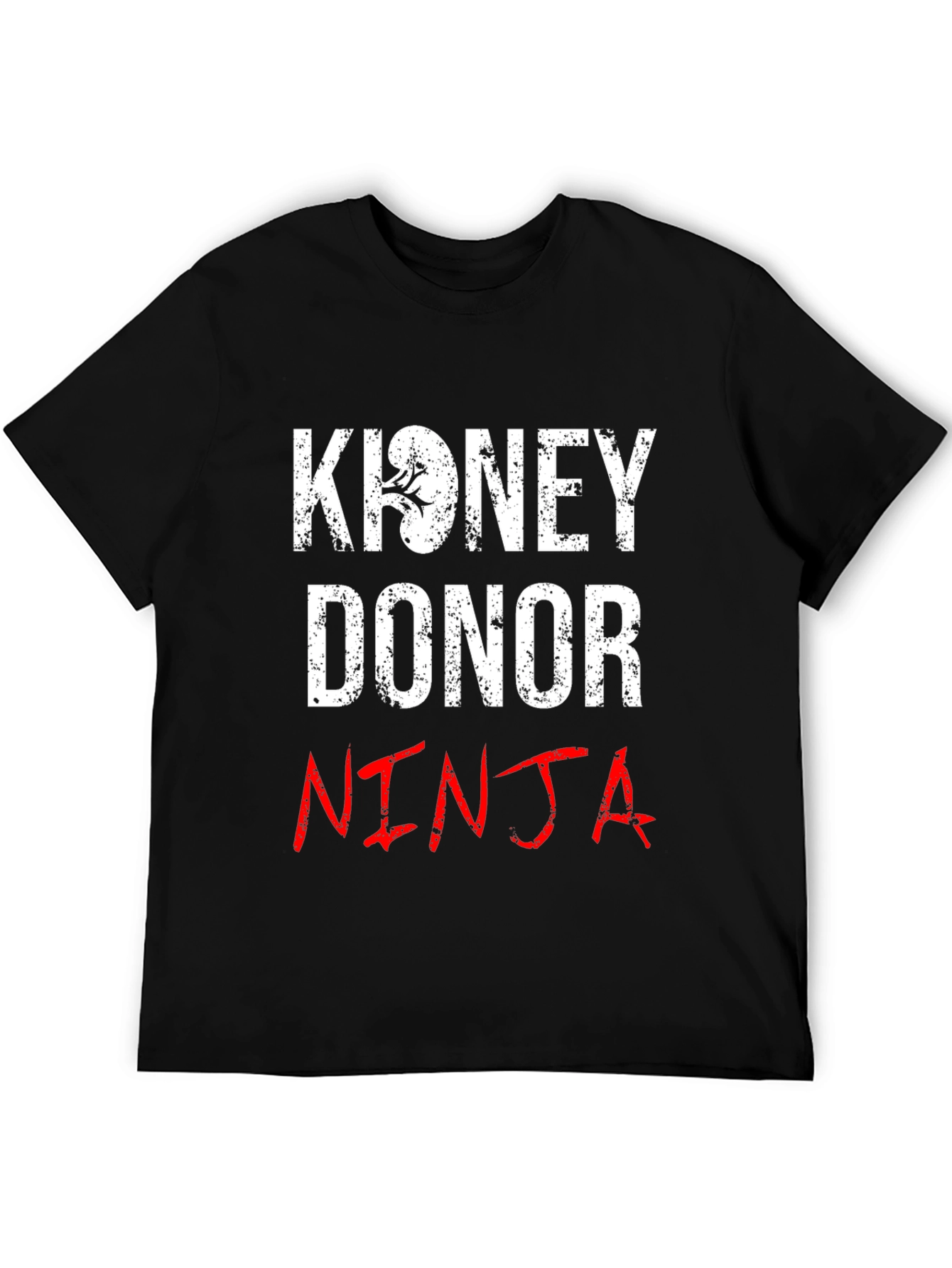 Kidney Donor Ninja Graphic Tee - Black