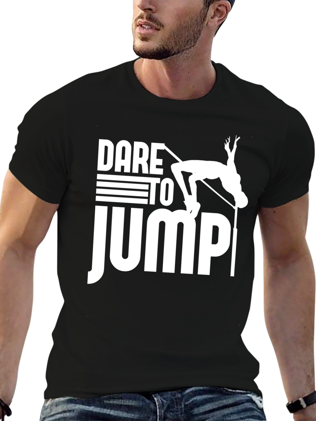 Dare to Jump T-Shirt: High Jump Design