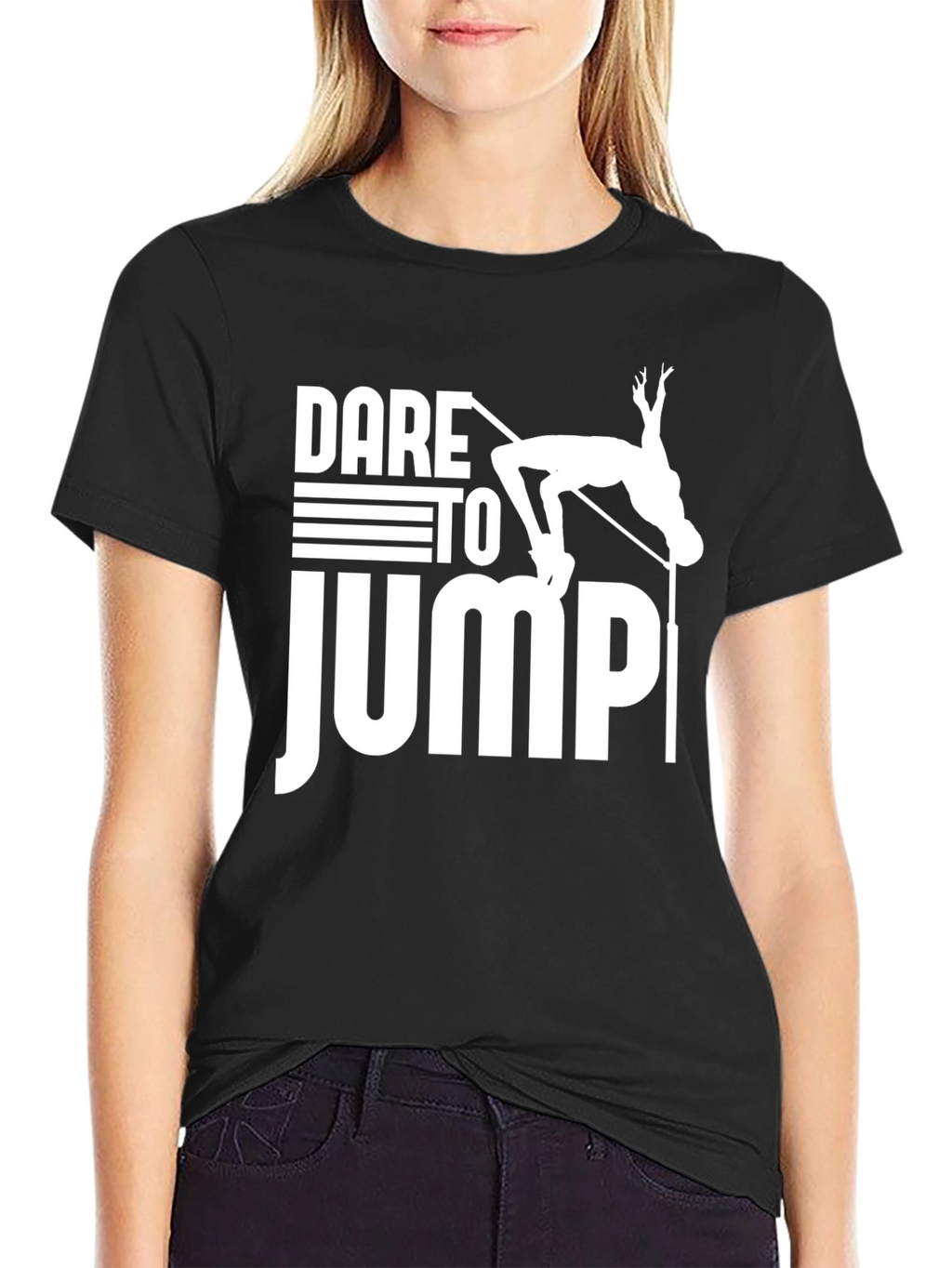 Dare to Jump T-Shirt: High Jump Design