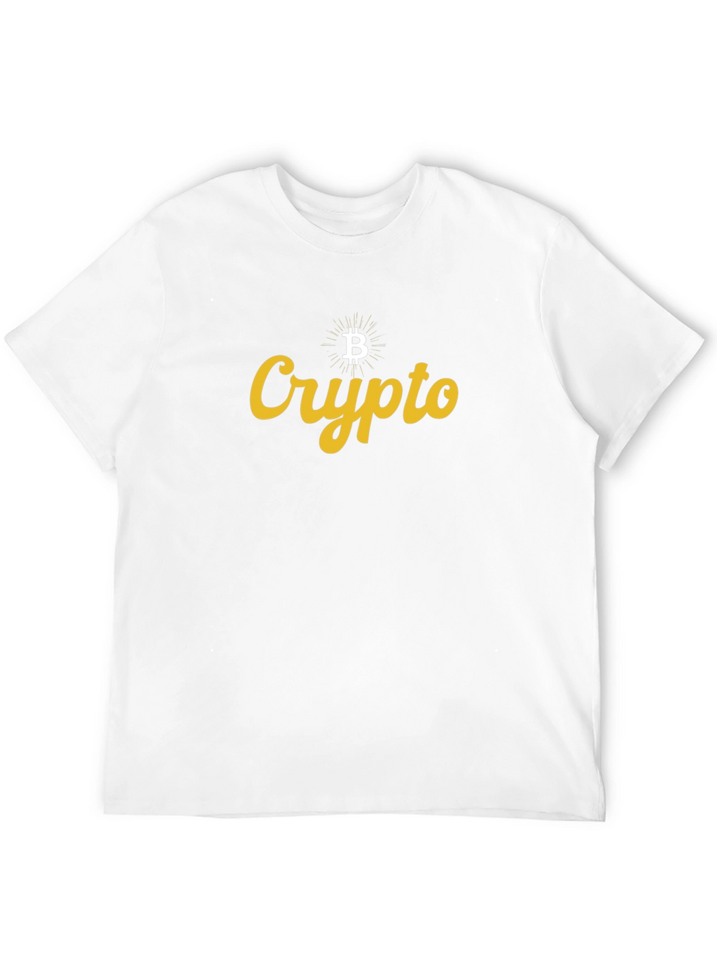Crypto Bitcoin Graphic Black T-Shirt