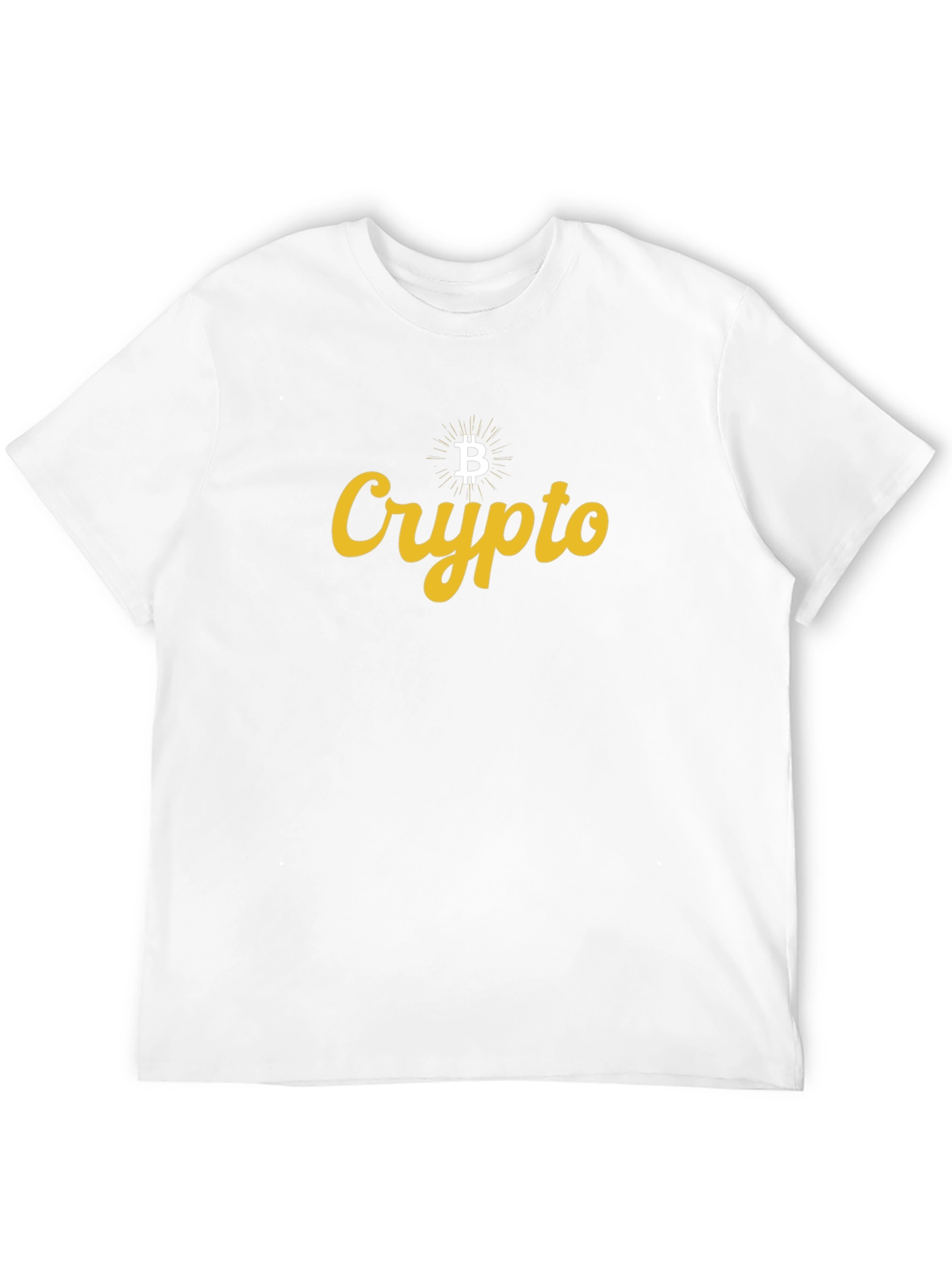 Crypto Bitcoin Graphic Black T-Shirt