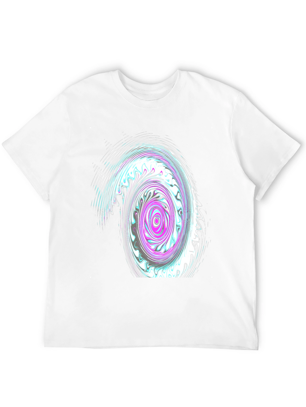 Swirl Graphic Black T-Shirt