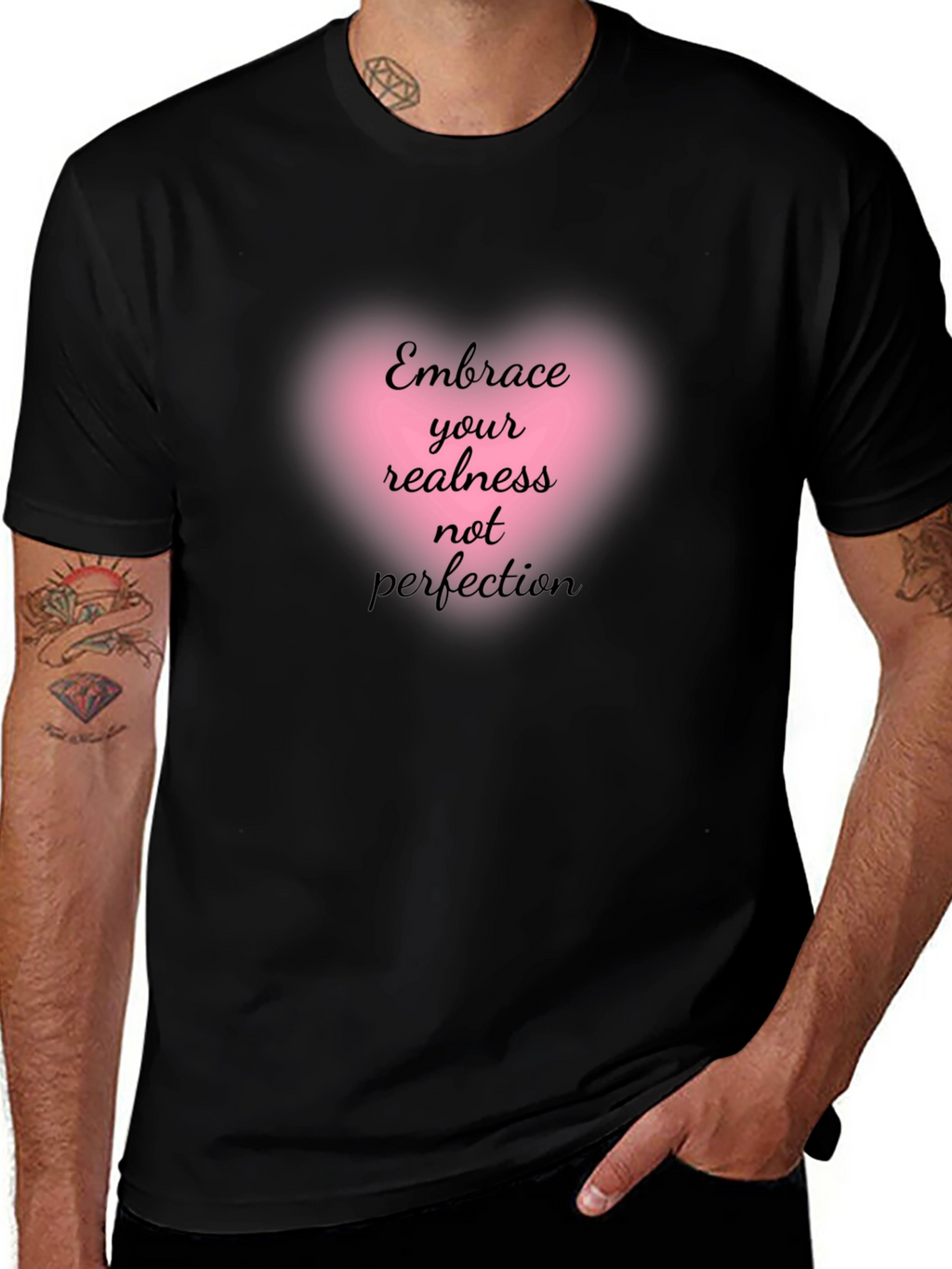 Embrace Your Realness Tee - Inspirational Graphic T-Shirt