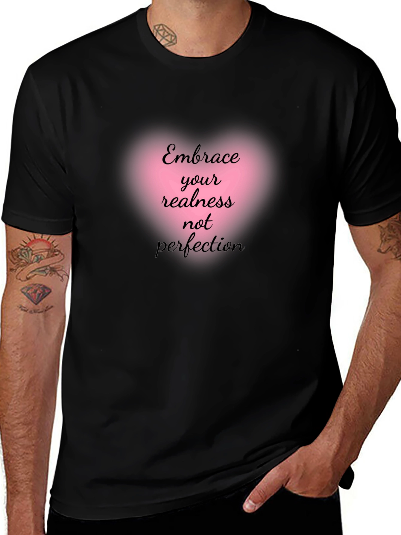 Embrace Your Realness Tee - Inspirational Graphic T-Shirt