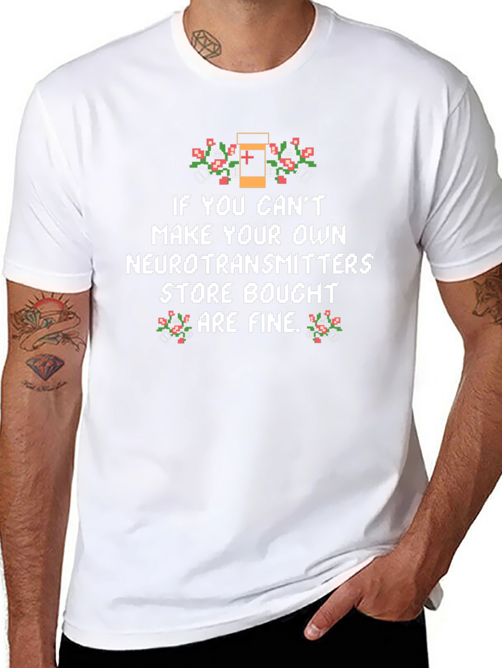 Funny Neurotransmitter T-Shirt - Store Bought is Fine!
