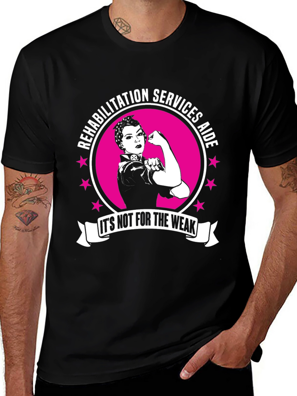 Rehabilitation Services Aide T-Shirt - Strong Women Design