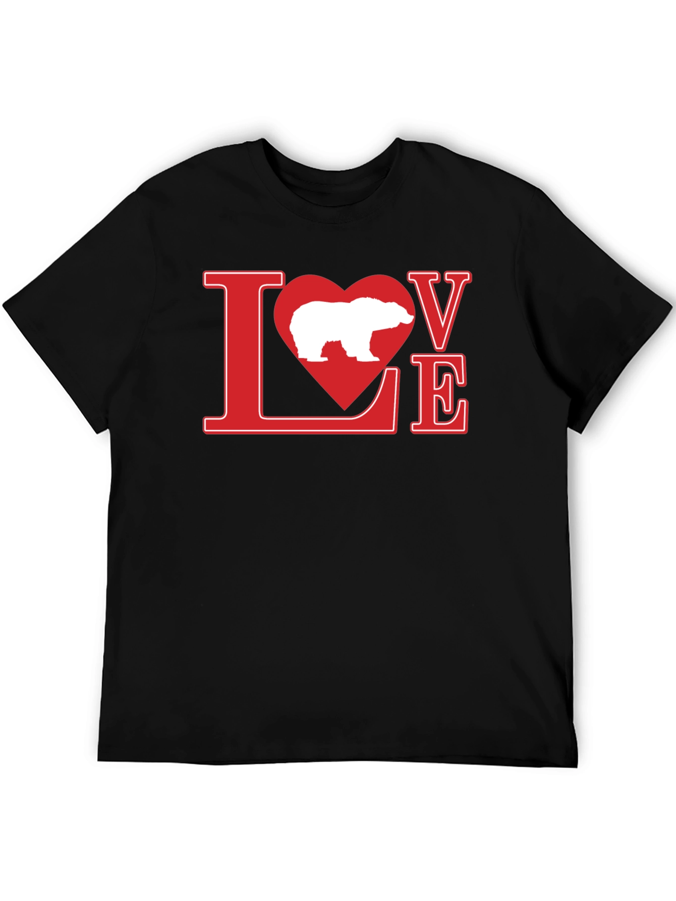 Love Polar Bear Graphic T-Shirt