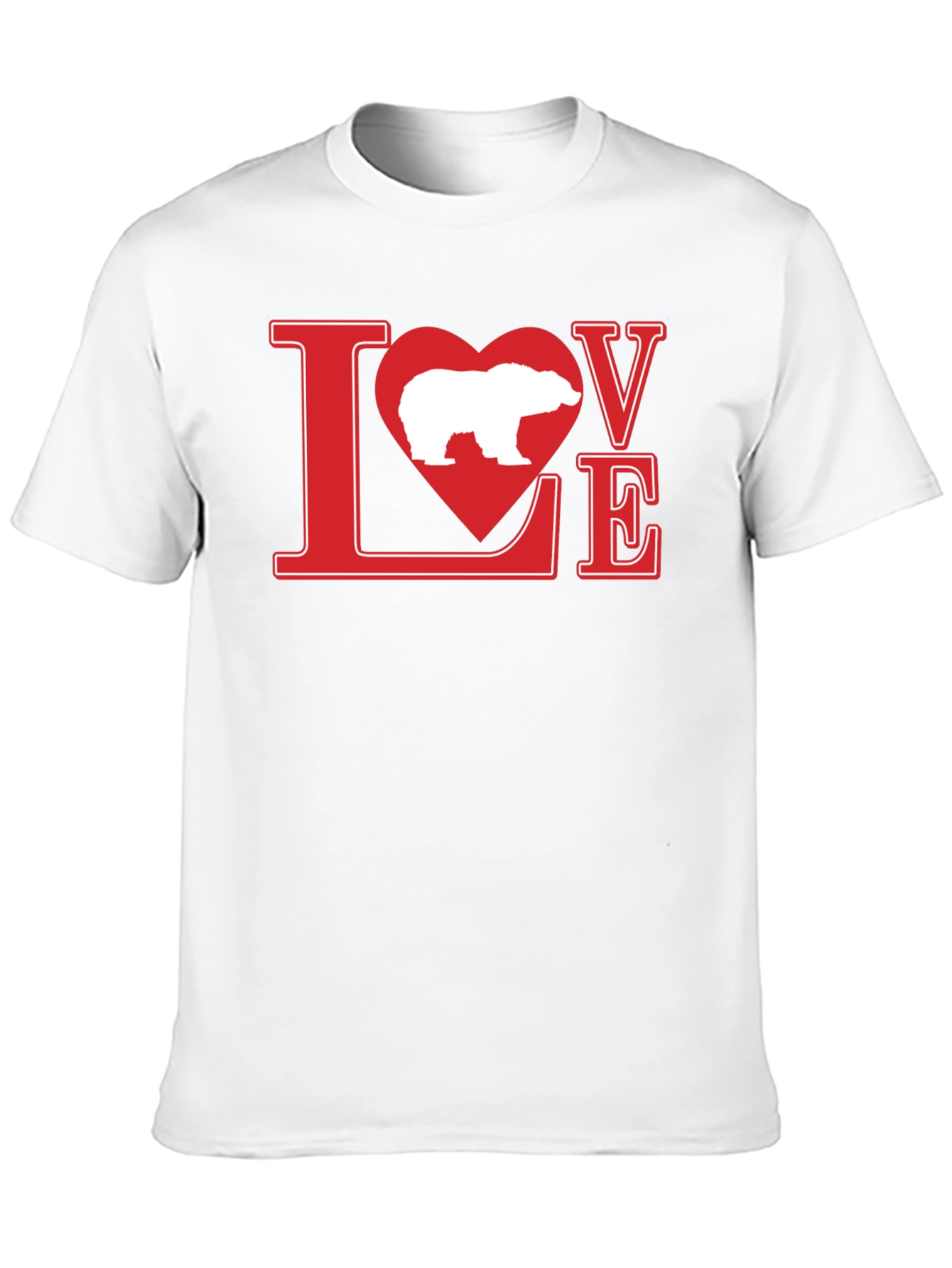 Love Polar Bear Graphic T-Shirt