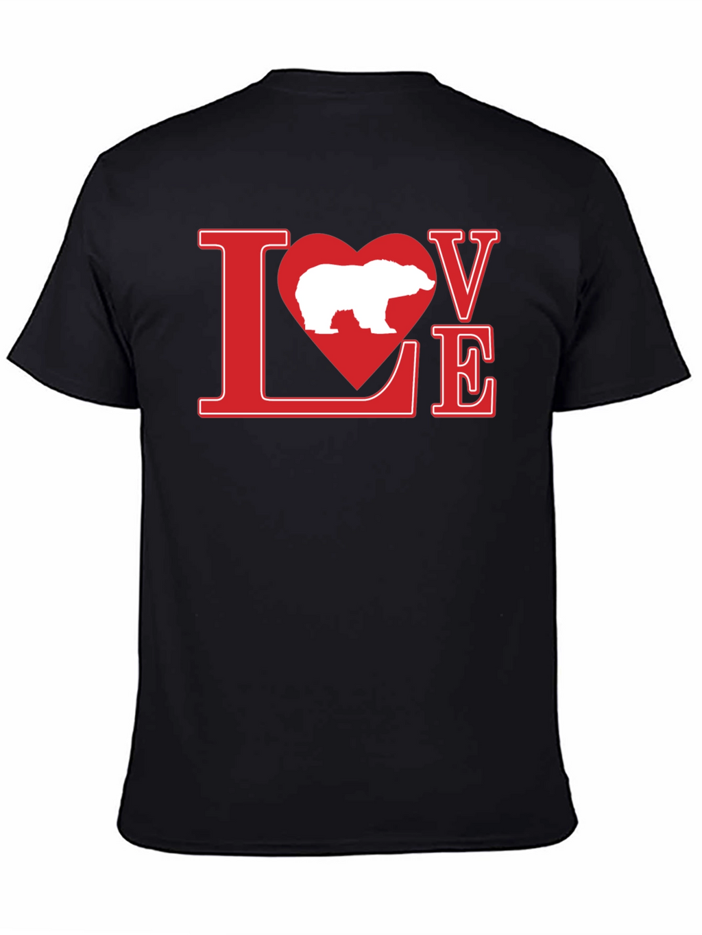 Love Polar Bear Graphic T-Shirt