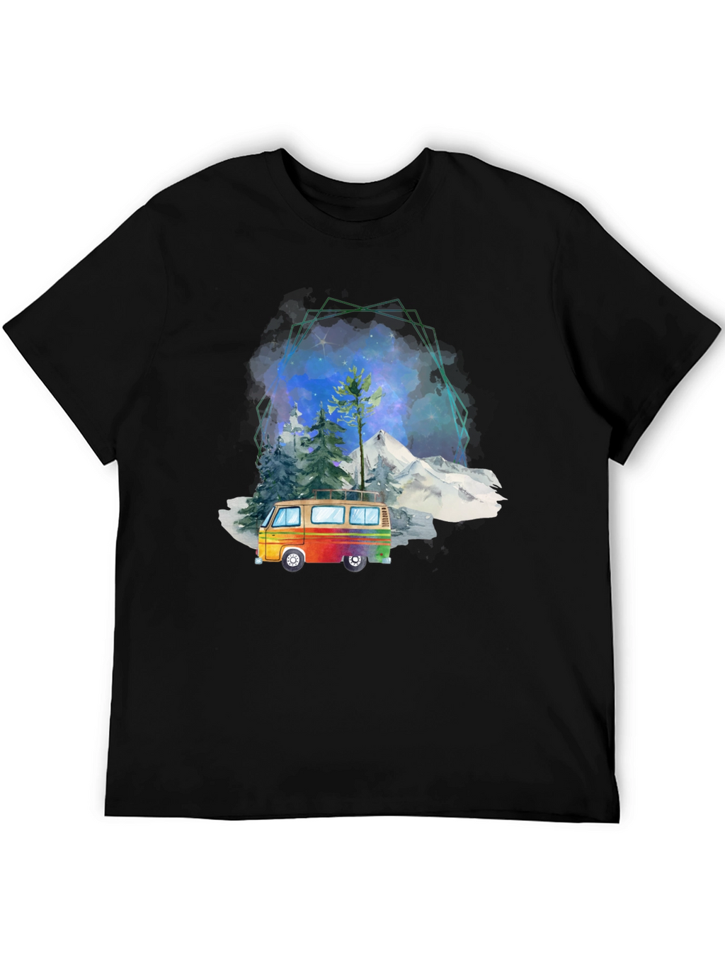 Retro Van Graphic Tee - Adventure Awaits!