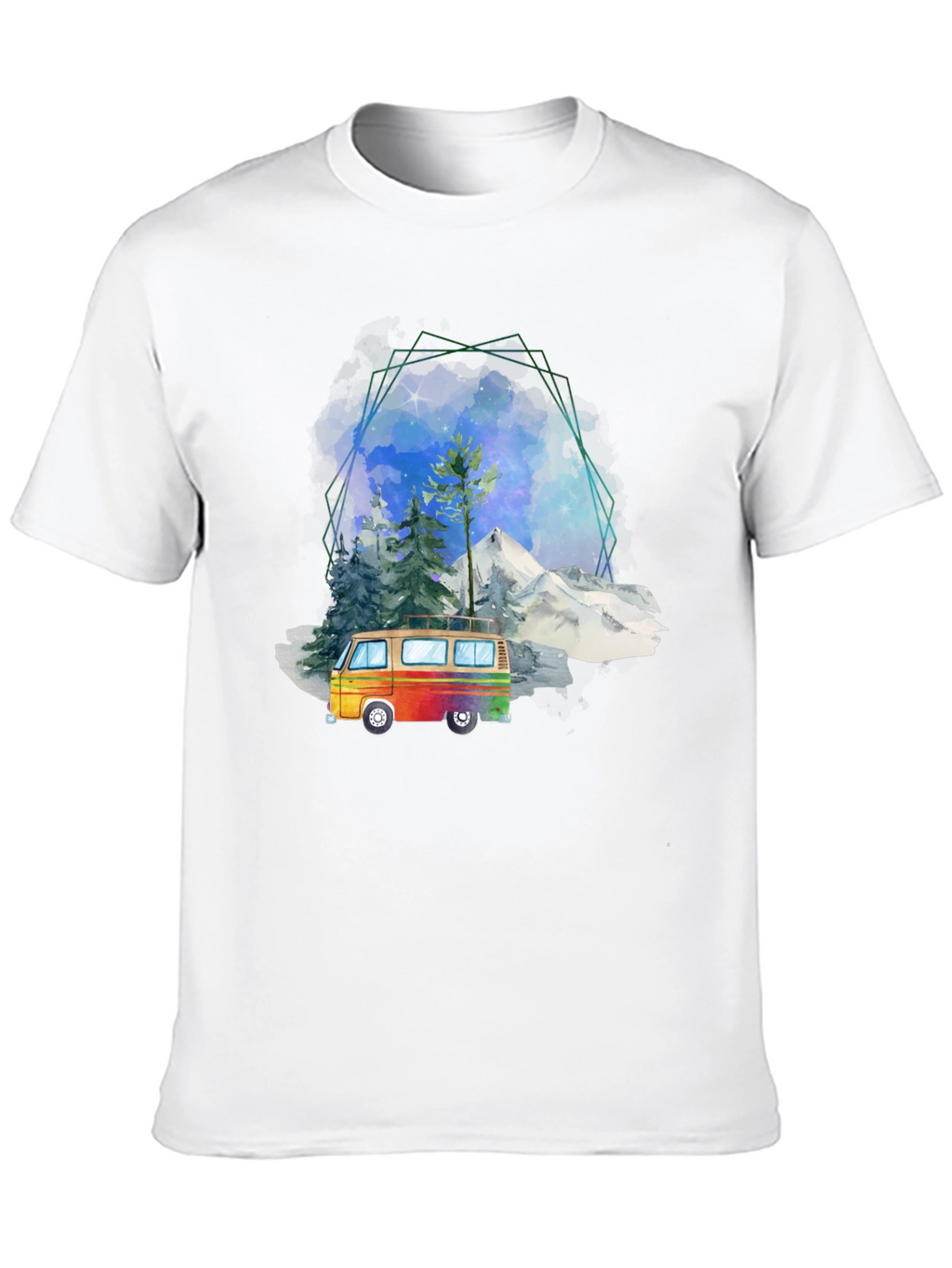 Retro Van Graphic Tee - Adventure Awaits!