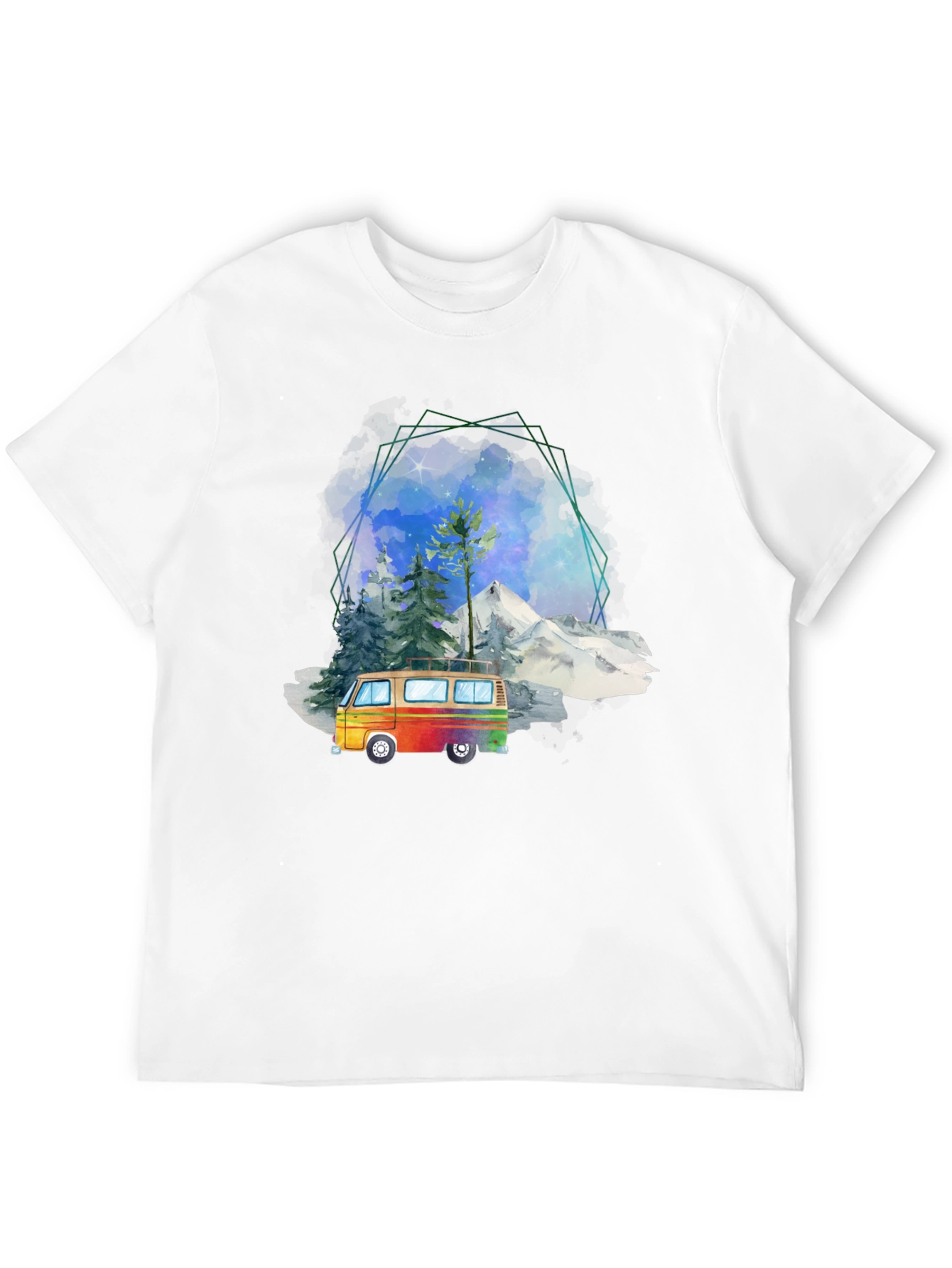 Retro Van Graphic Tee - Adventure Awaits!