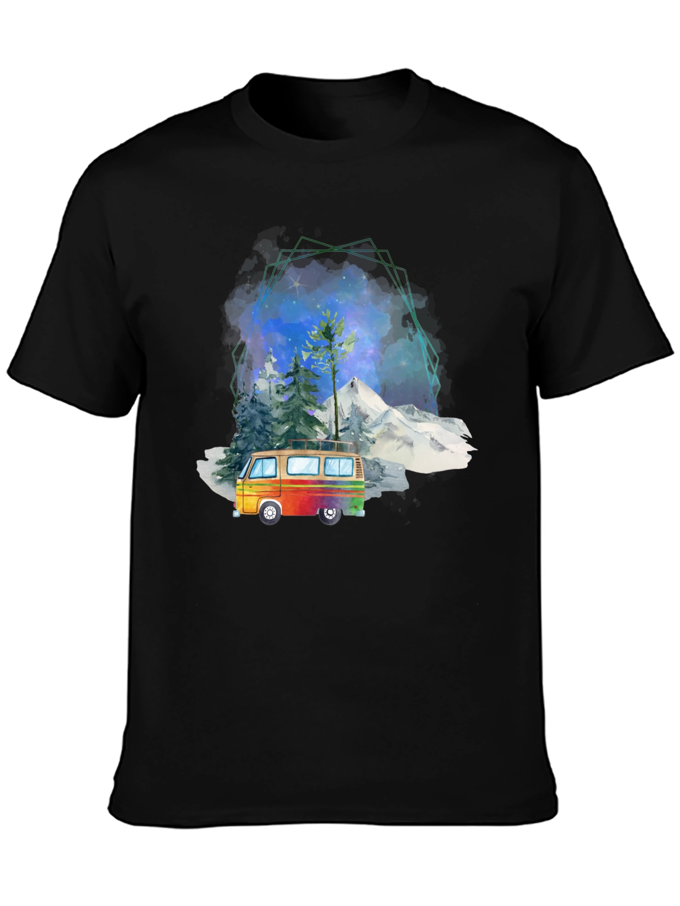 Retro Van Graphic Tee - Adventure Awaits!